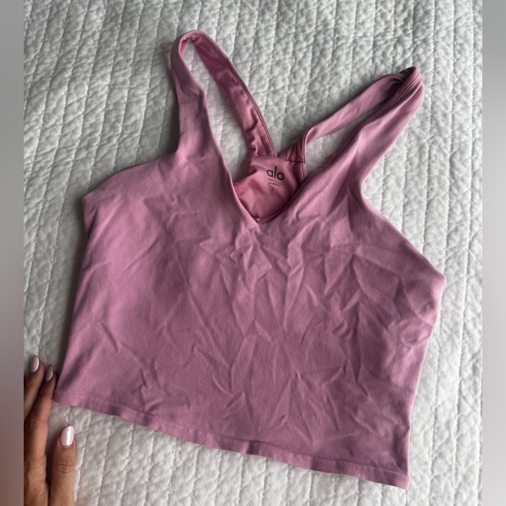 ALO Yoga Pink Tank Top